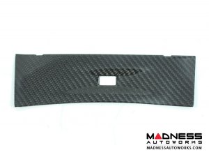 Alfa Romeo Giulia USB Trim Frame Cover - Carbon Fiber - RHD - White Candy